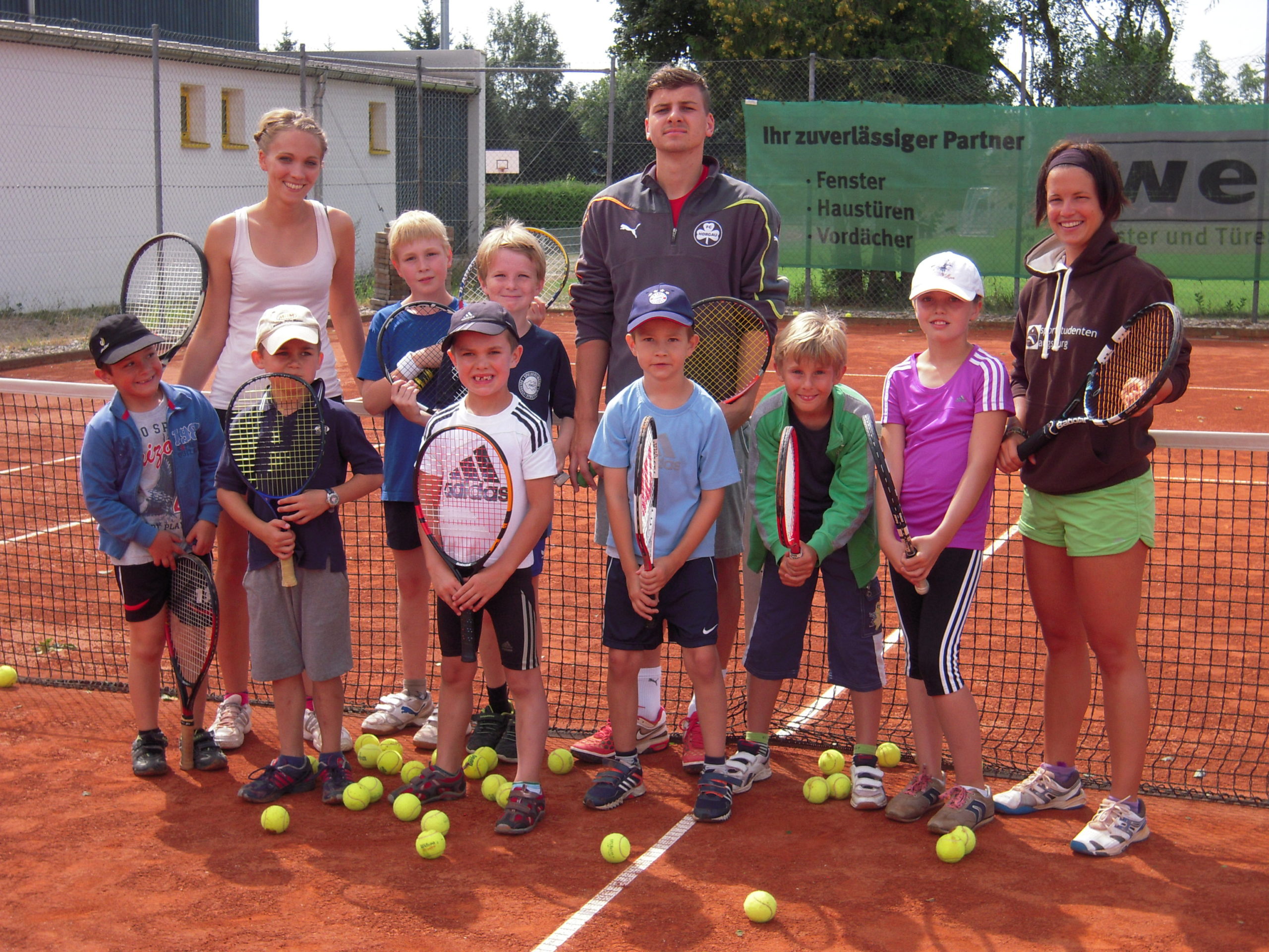 Tenniscamp in den Sommerferien
